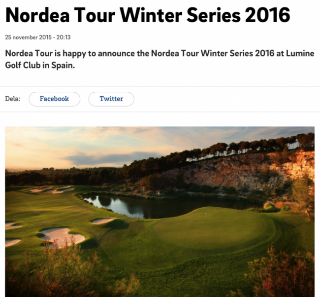 Bild Nordea Tour Winter Series